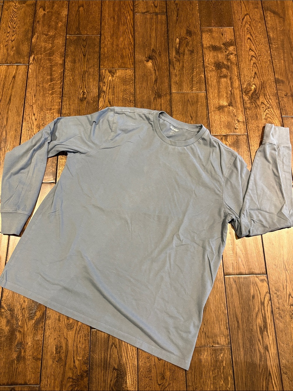 Old Navy Men's Long Sleeve Crewneck Shirt — Dusty Blue